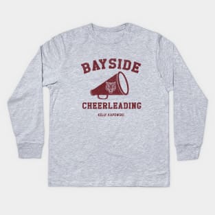 Bayside Cheerleading - Kelly Kapowski - vintage logo Kids Long Sleeve T-Shirt